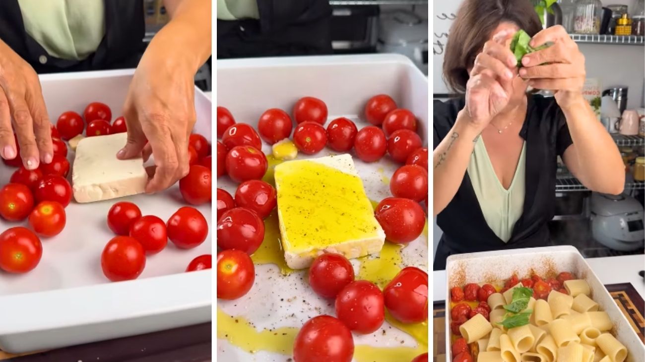 Pasta pomodorini feta Frafoodlove