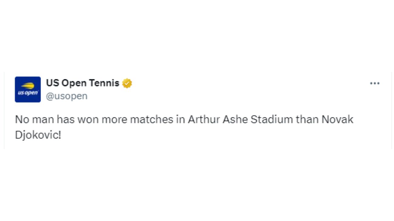 US Open Novak Djokovic