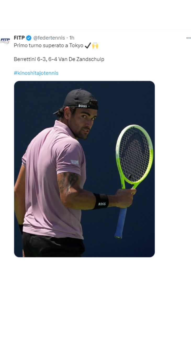 ATP Tokyo Matteo Berrettini