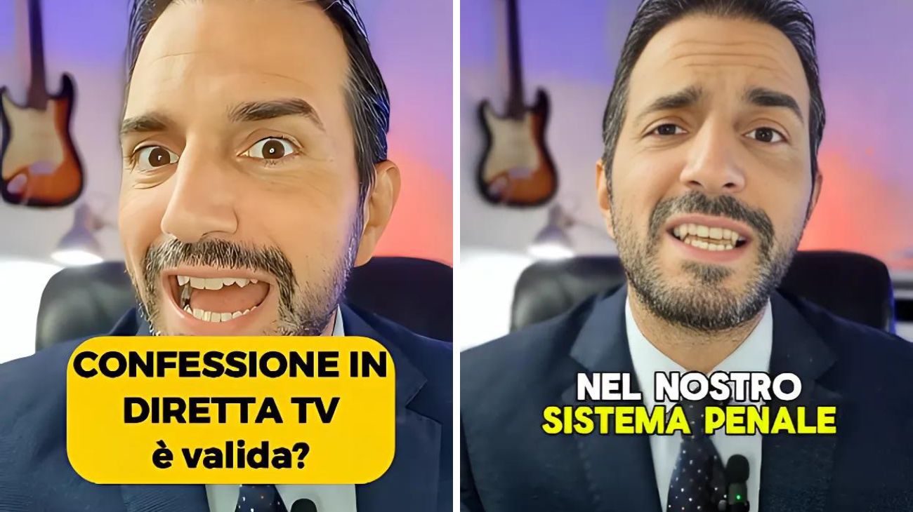 Confessare reato in diretta tv
