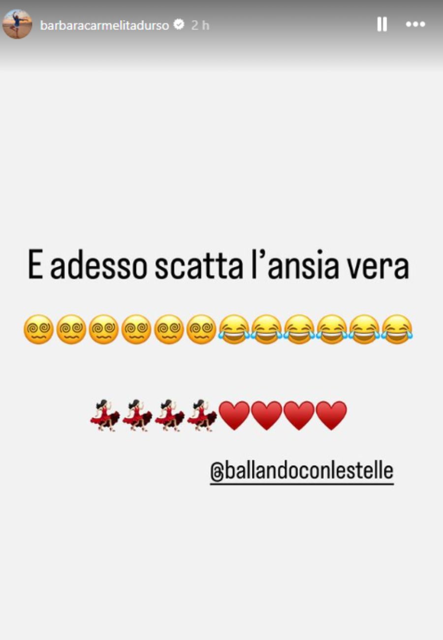 Dal profilo social di Barbara D'Urso, le prime emozioni per Ballando con le Stelle