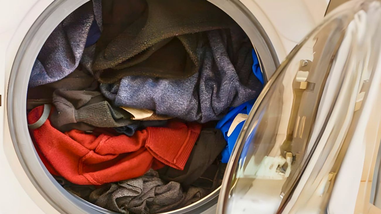 Lavatrice capi scuri
