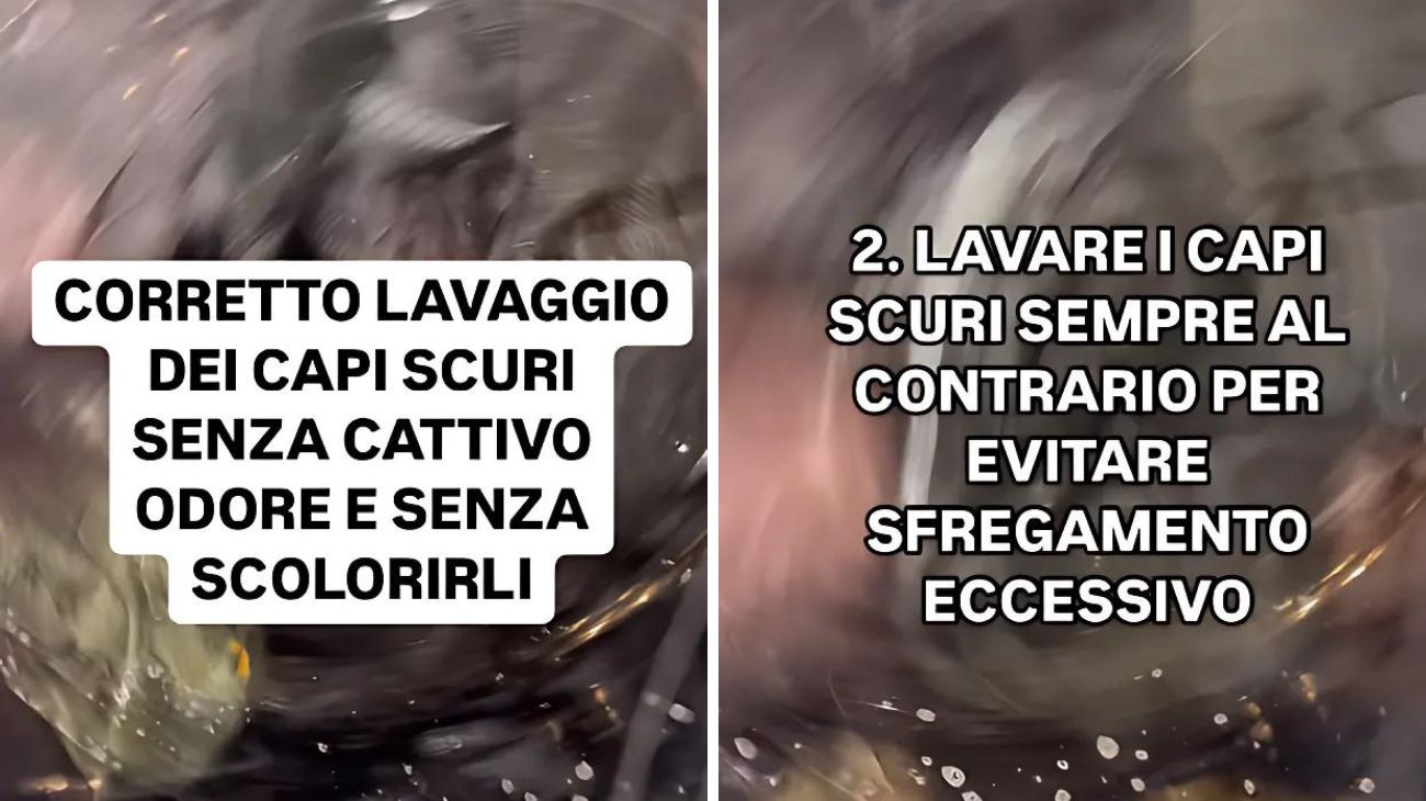 Lavatrice capi scuri