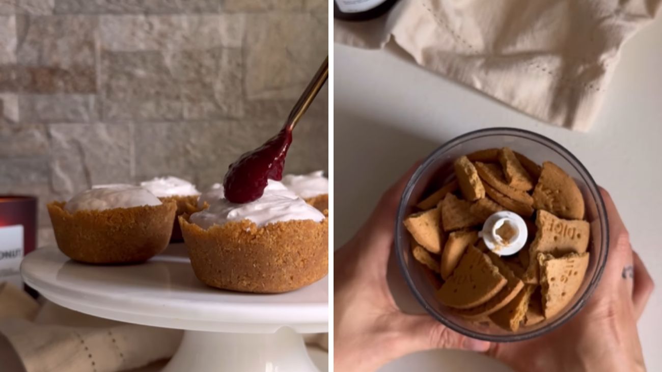 MiniCheesecake senza cottura. Dal profilo social di Caterina Caramelli