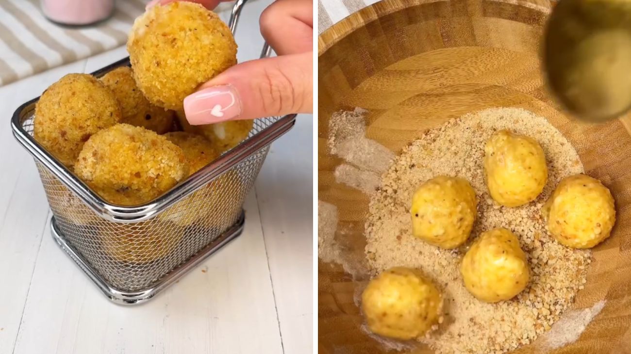 Mozzarelline fritte in friggitrice ad aria Fonte Instagram