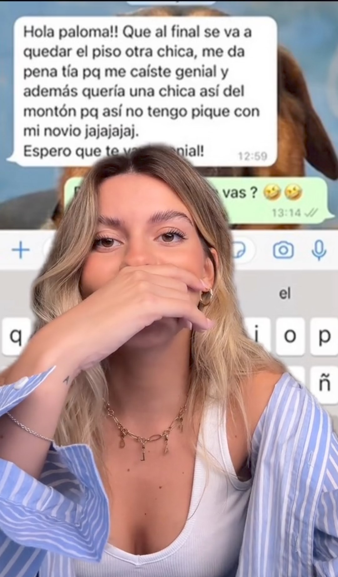 Il messaggio con cui la ragazza della prima casa in affitto le dà della "ragazza banale"