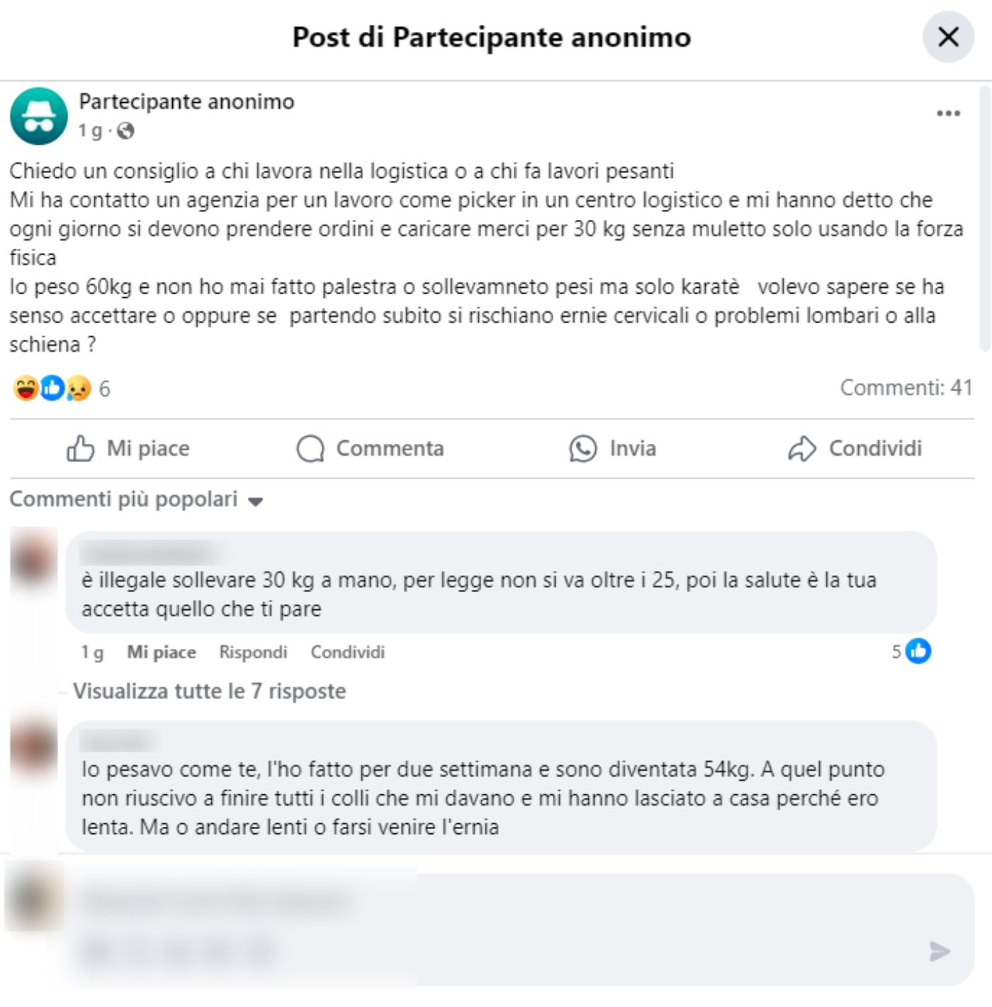 colloquio di lavoro 1