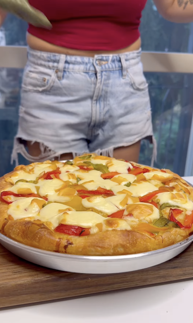 Focaccia ai peperoni