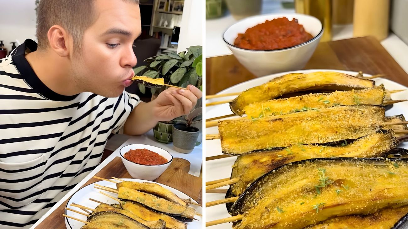 Spiedini di melanzane