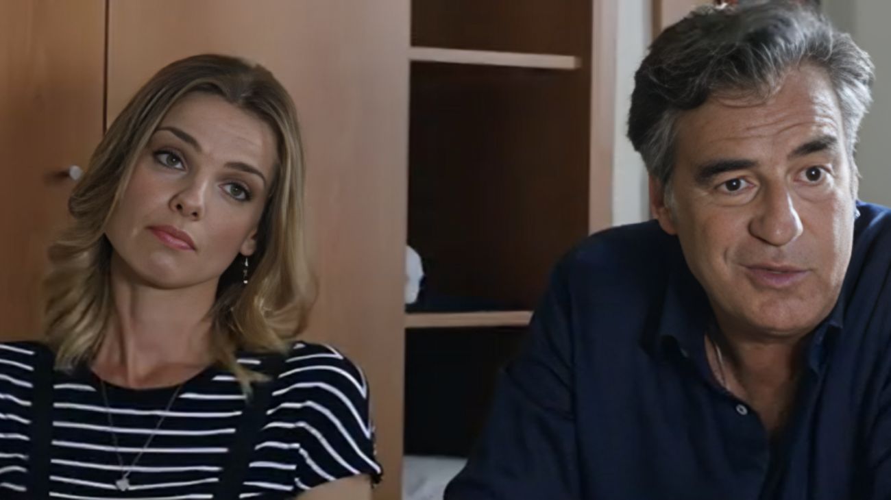 Christiane Filangieri e Max Tortora nel film Caccia al tesoro