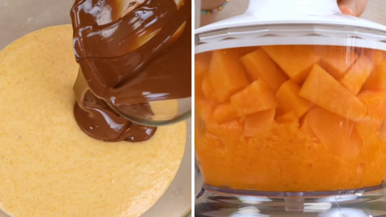 Ciambella zucca, cioccolato e noci. Dal profilo social di Ho voglia di dolce