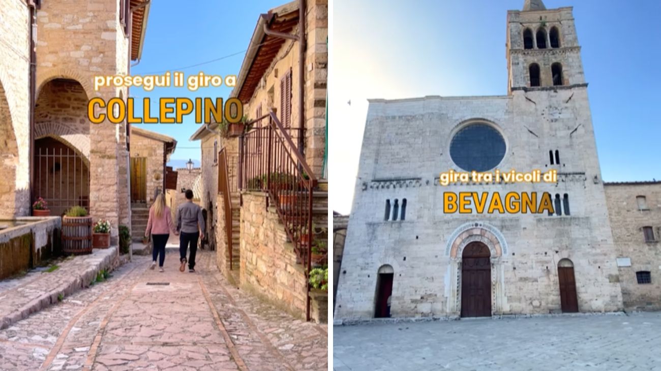 Dal profilo social Giro il mondo in giro, l'itinerario perfetto da fare in Umbria