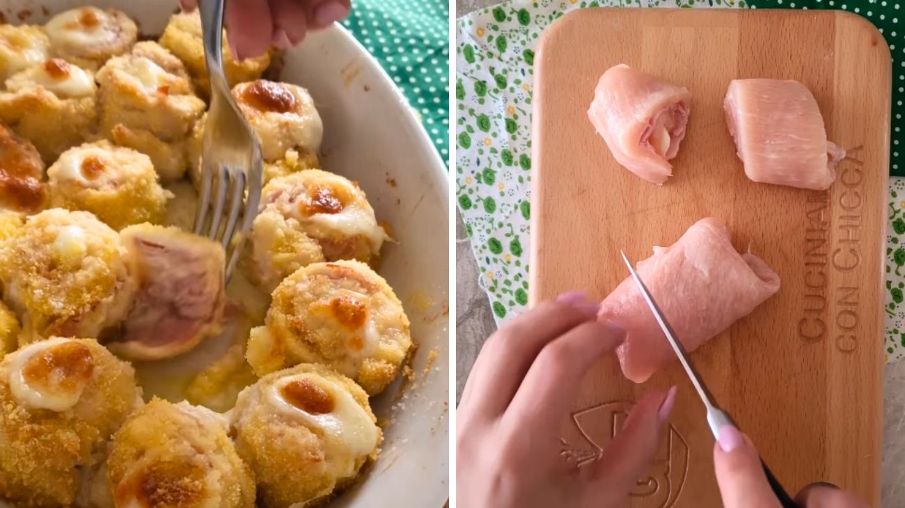 Dal profilo social di Cuciniamo con chicca, involtini di pollo crocchè