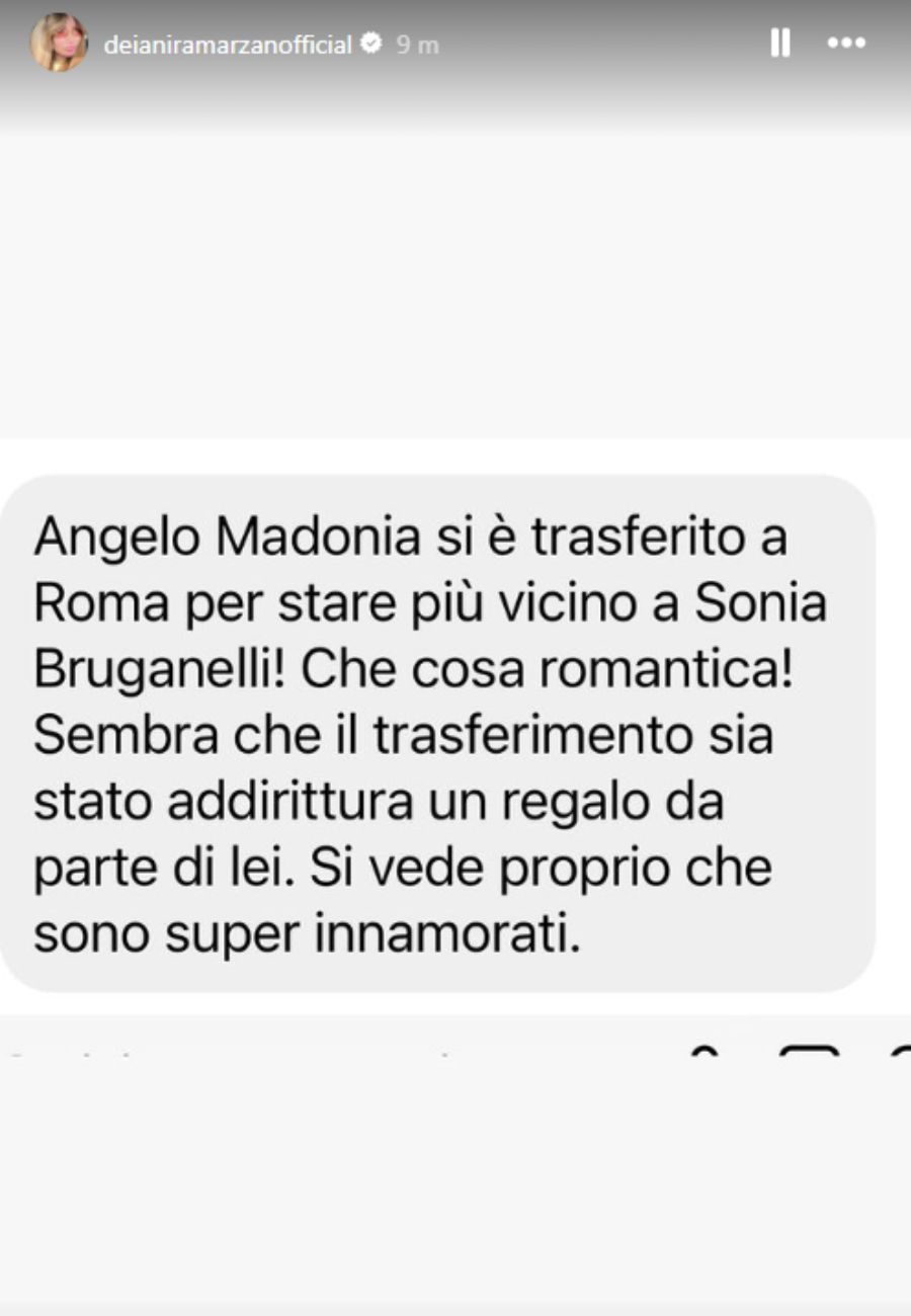 Dal profilo social di Deianira Marzano, l'indiscrezione su Bruganelli e il nuovo amore