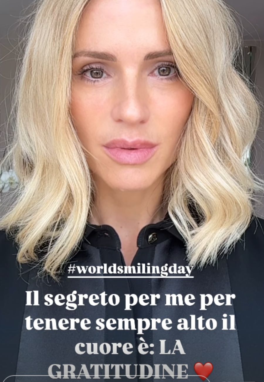 Dal profilo social di Michelle Hunziker, un dolce pensiero