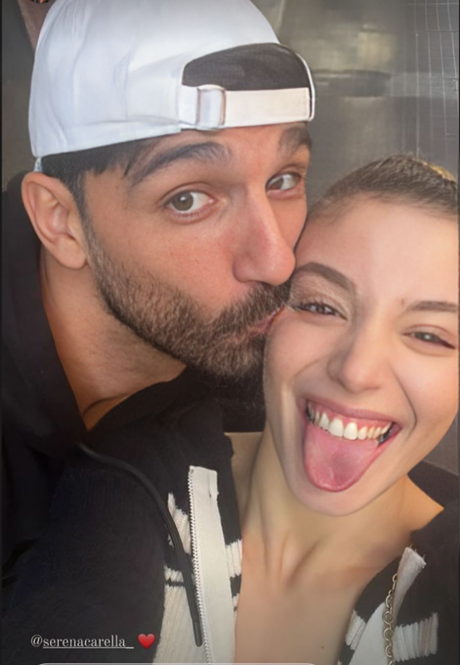 Dal profilo social di Raimondo Todaro, la foto con Serena Carella