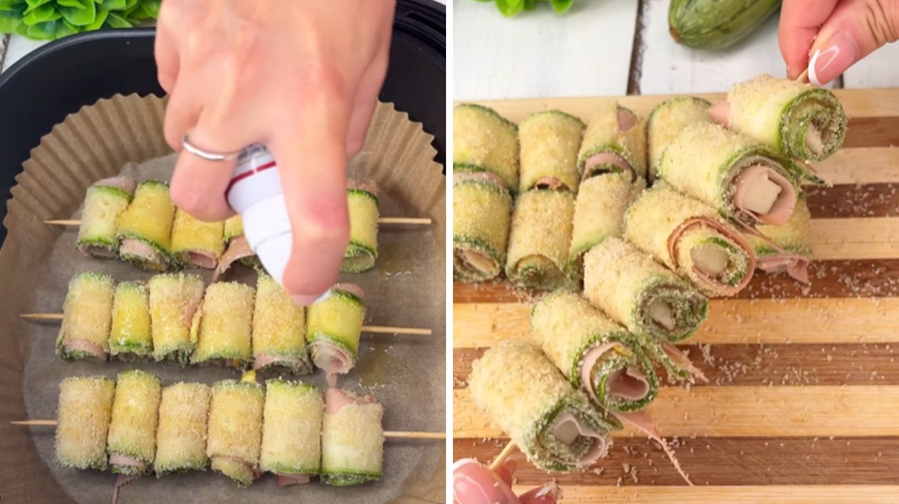Spiedini di zucchine filanti Fonte Instagram