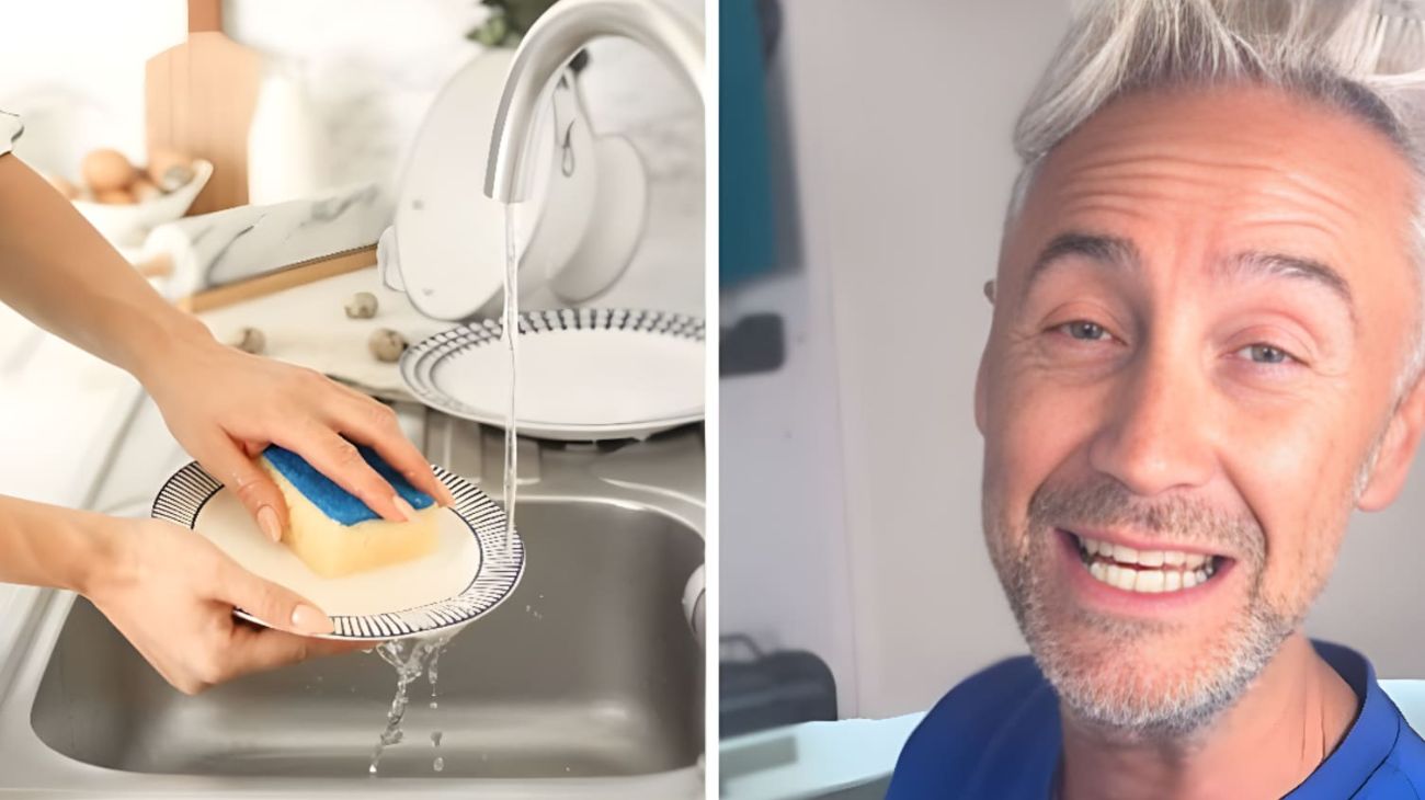 Spugnetta da piatti cucina