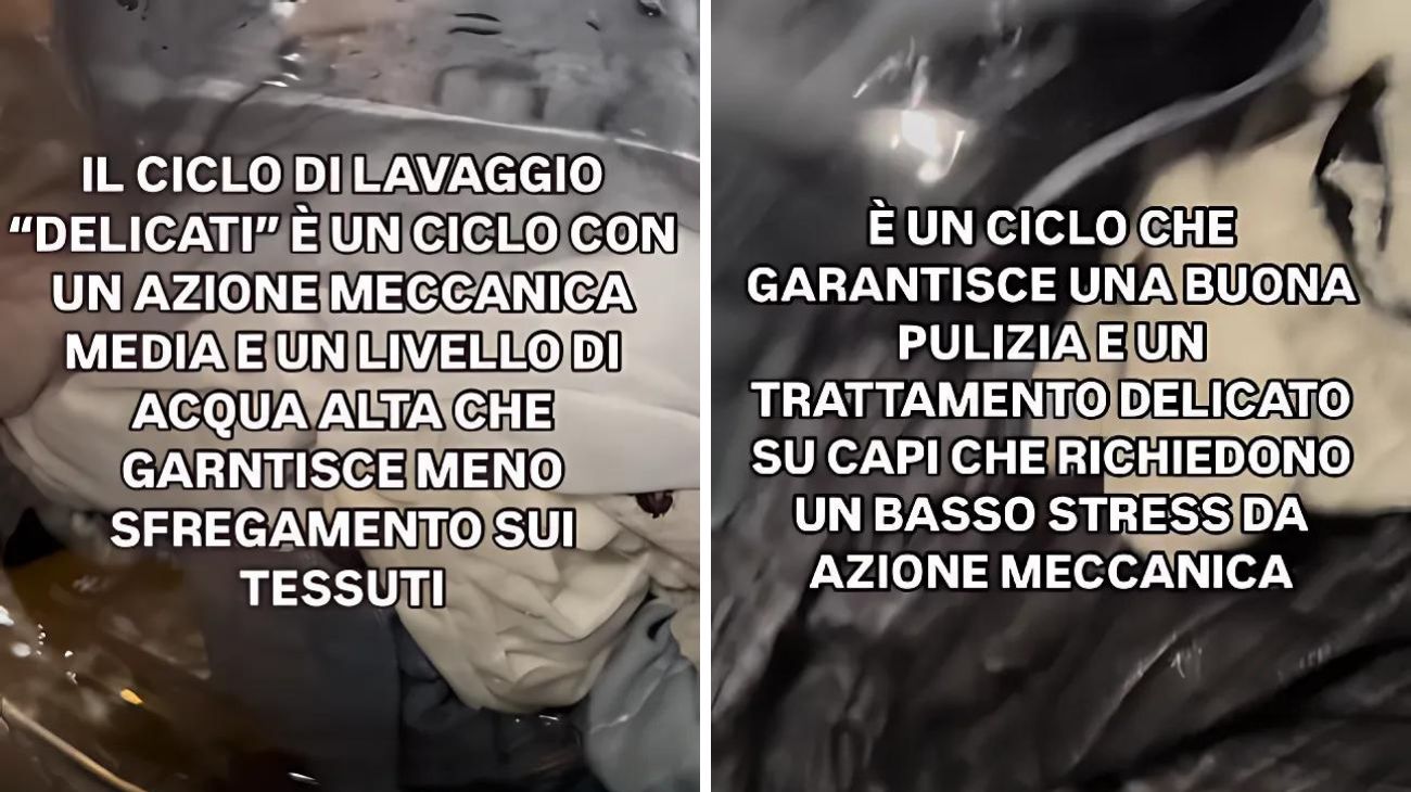Lavatrice ciclo delicato