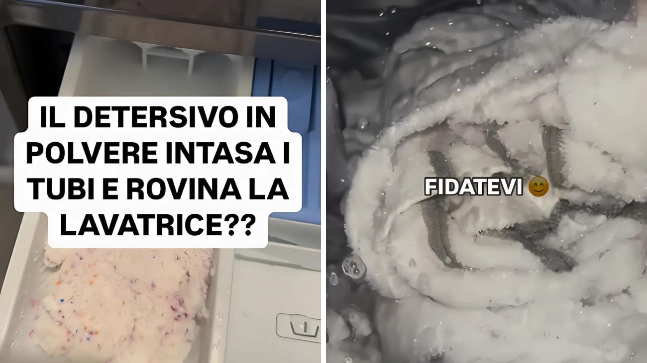 Lavatrice detersivo in polvere