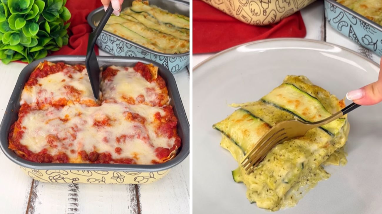 Mini lasagne in friggitrice ad aria Fonte Instagram