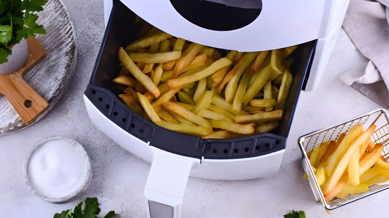 Patatine fritte friggitrice