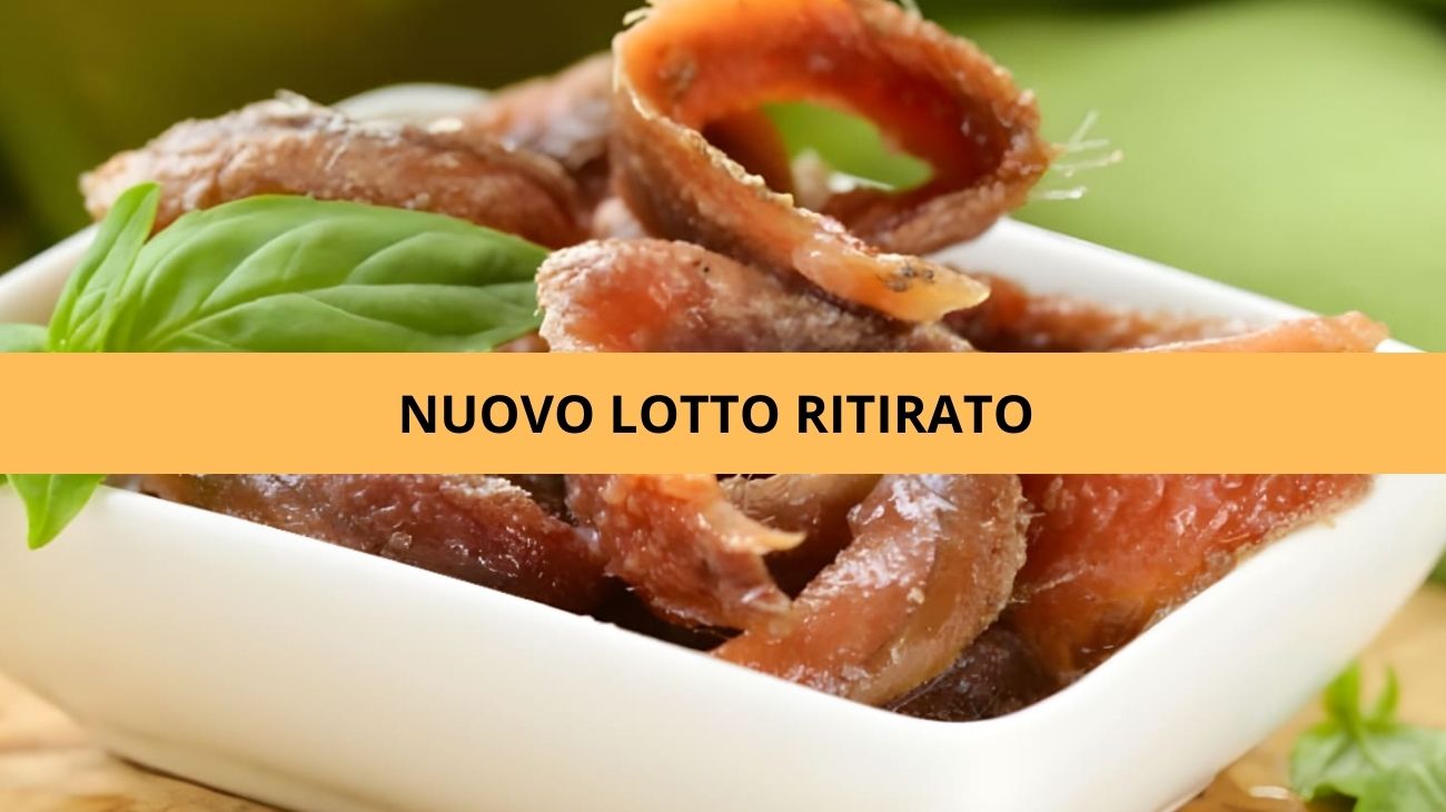 Pesce confezioni ritirate nuovo lotto