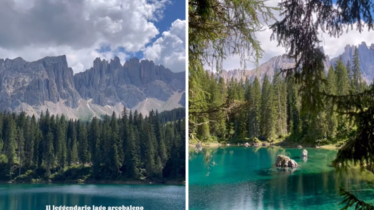 Trentino Alto-Adige, Lago alpino nel cuore delle Dolomiti Fonte Instagram