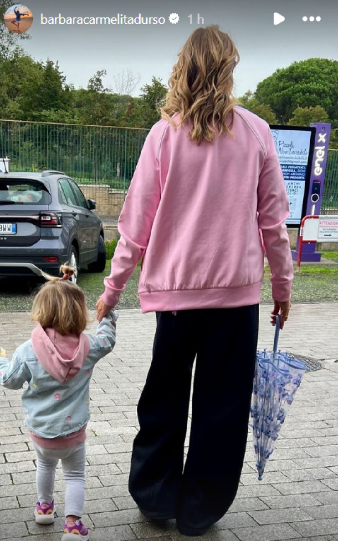 barbara d'urso foto nipote