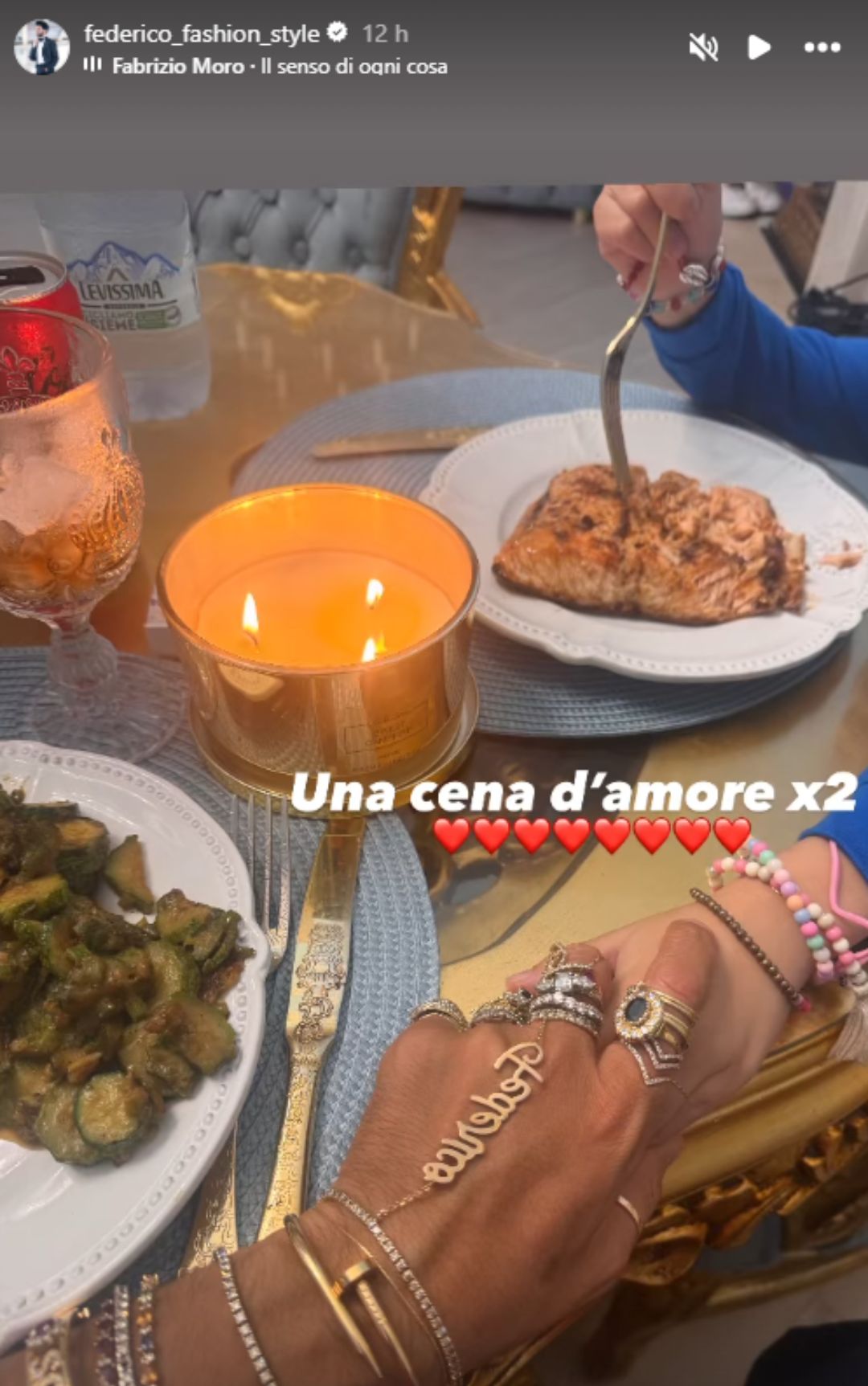 federico fashion style con la figlia