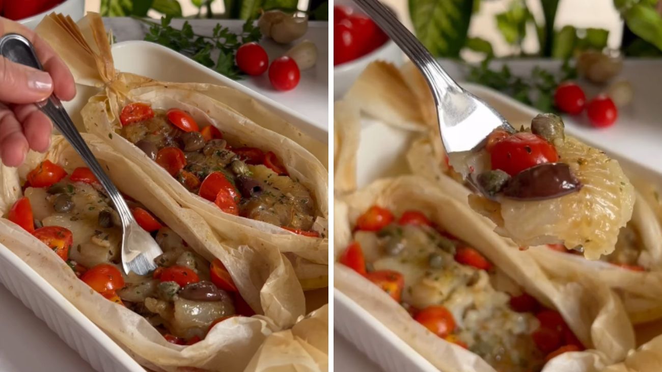 Merluzzo al cartoccio