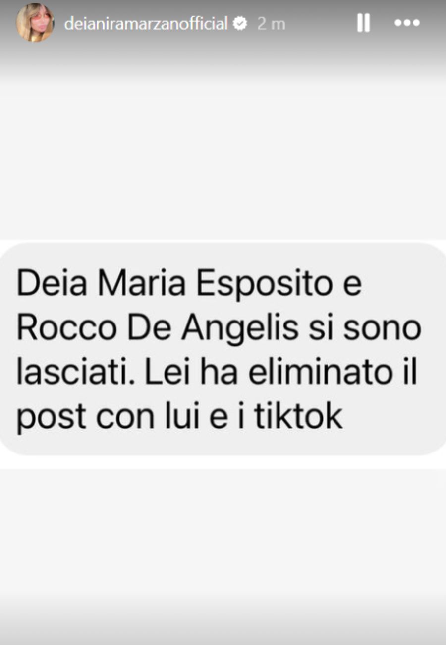 Dal profilo social di Deianira Marzano