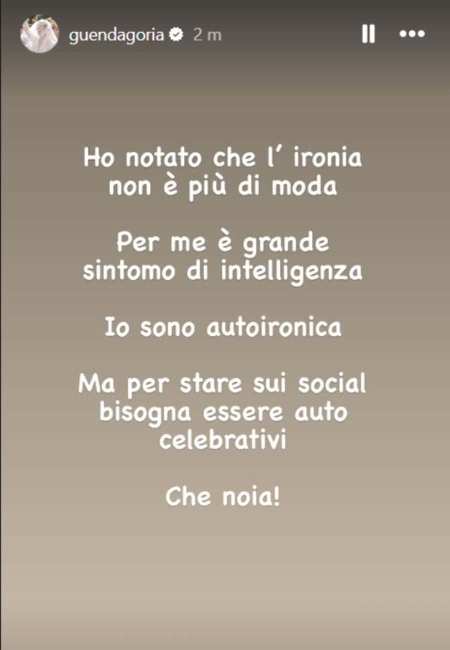Dal profilo social di Guenda Goria, il duro sfogo