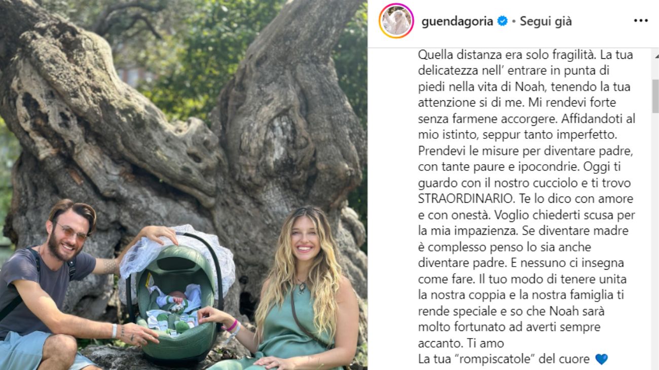 Dal profilo social di Guenda Goria, la dedica a Mirko Gancitano