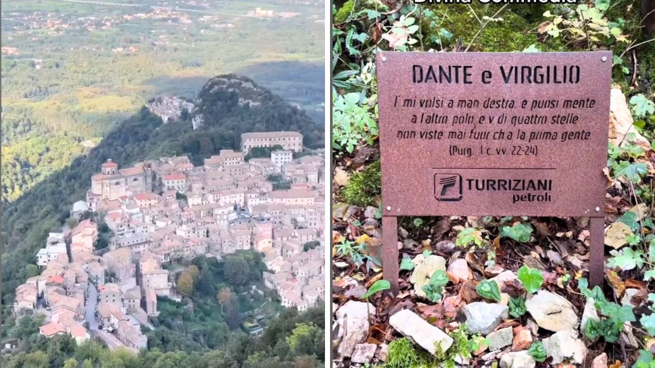 Lazio, montagna della Divina Commedi Fonte social