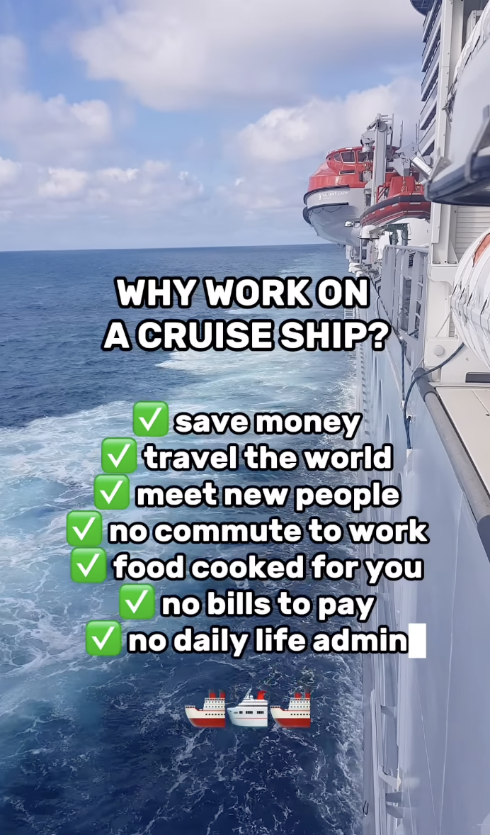 Lavoro sulle navi da crociera