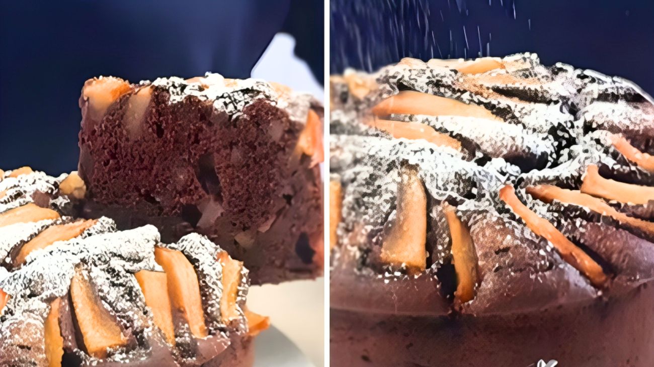 torta cioccolato e pere