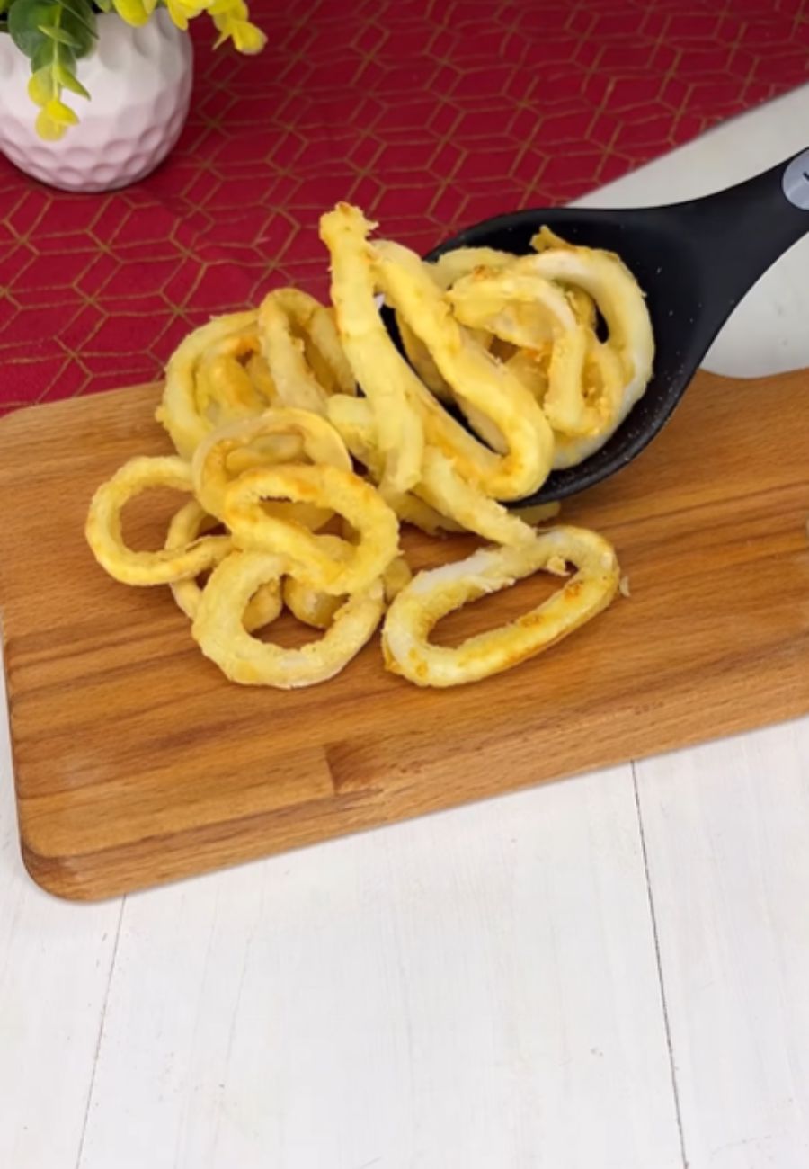 Dal profilo social Friggitrice ad aria, la ricetta per i gamberi e calamari