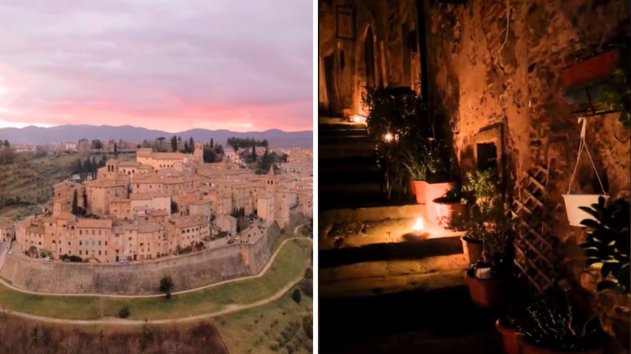 Dal profilo social di Gabdetails, il borgo dalle mille candele