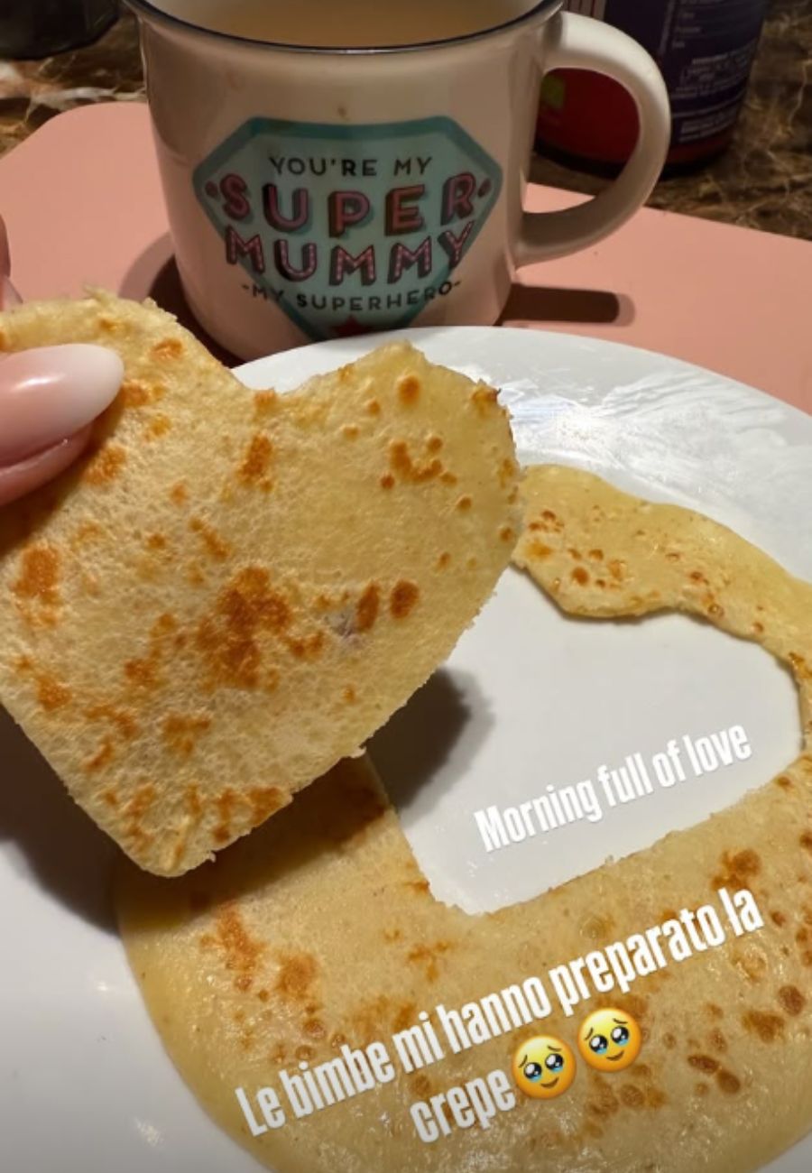 Dal profilo social di Michelle Hunziker, cosa hanno preparato le bimbe