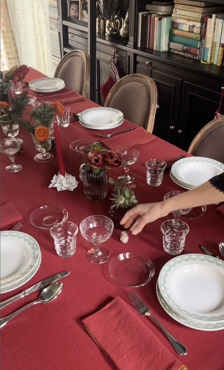 Apparecchiare la tavola per Natale