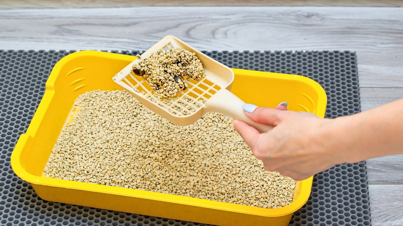 lettiera gatto pulire