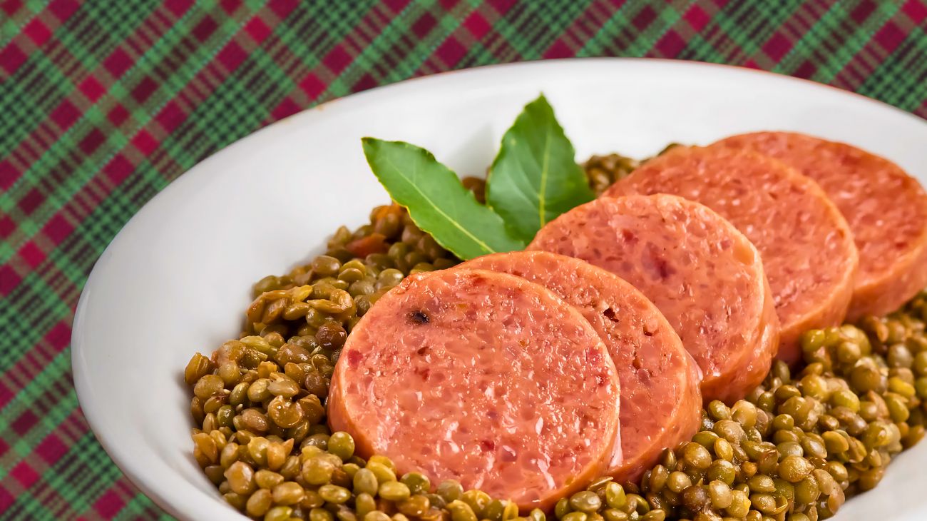 Zampone con le lenticchie