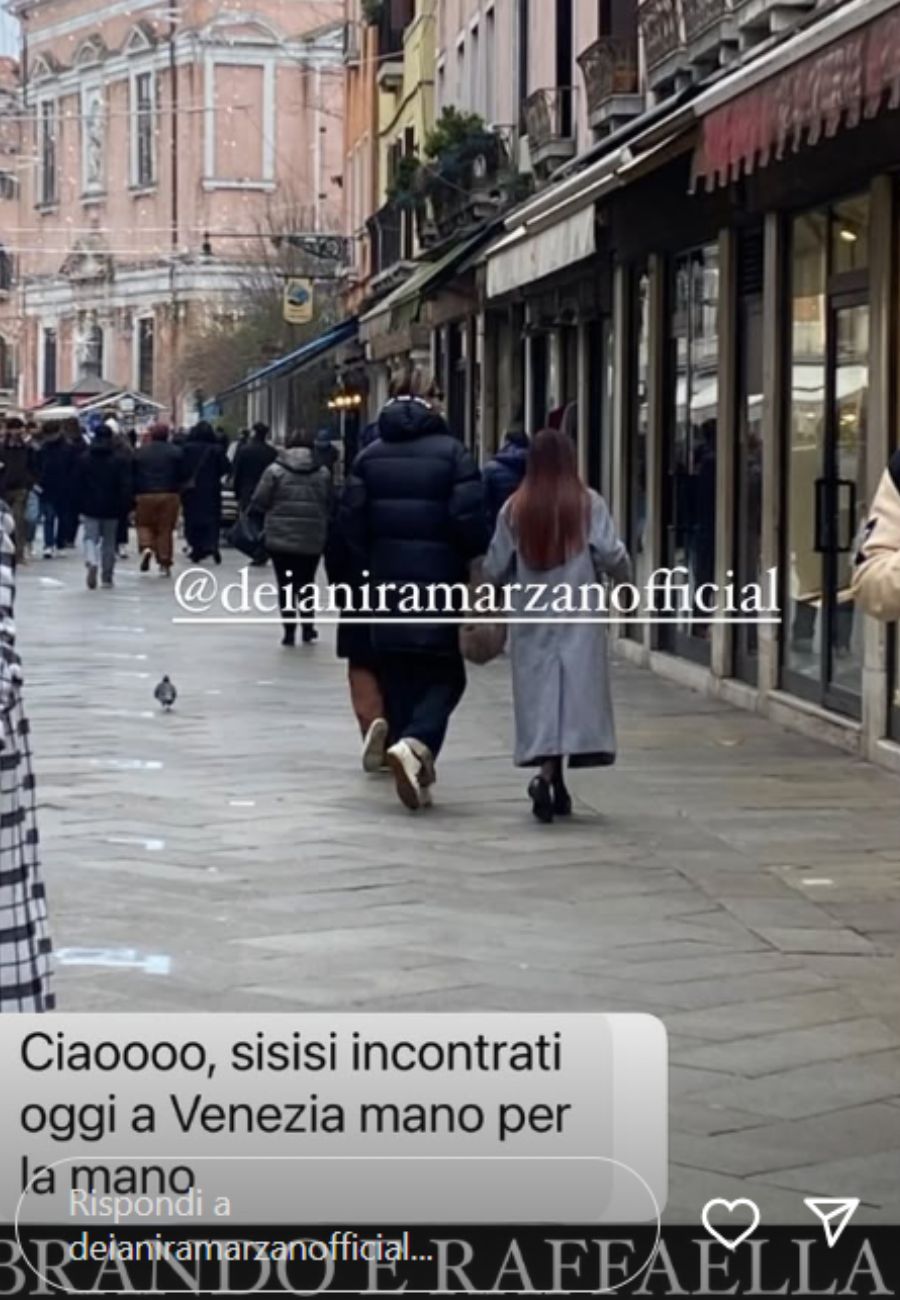 Dal profilo social di Deianira Marzano, la foto di Brando e Raffaella