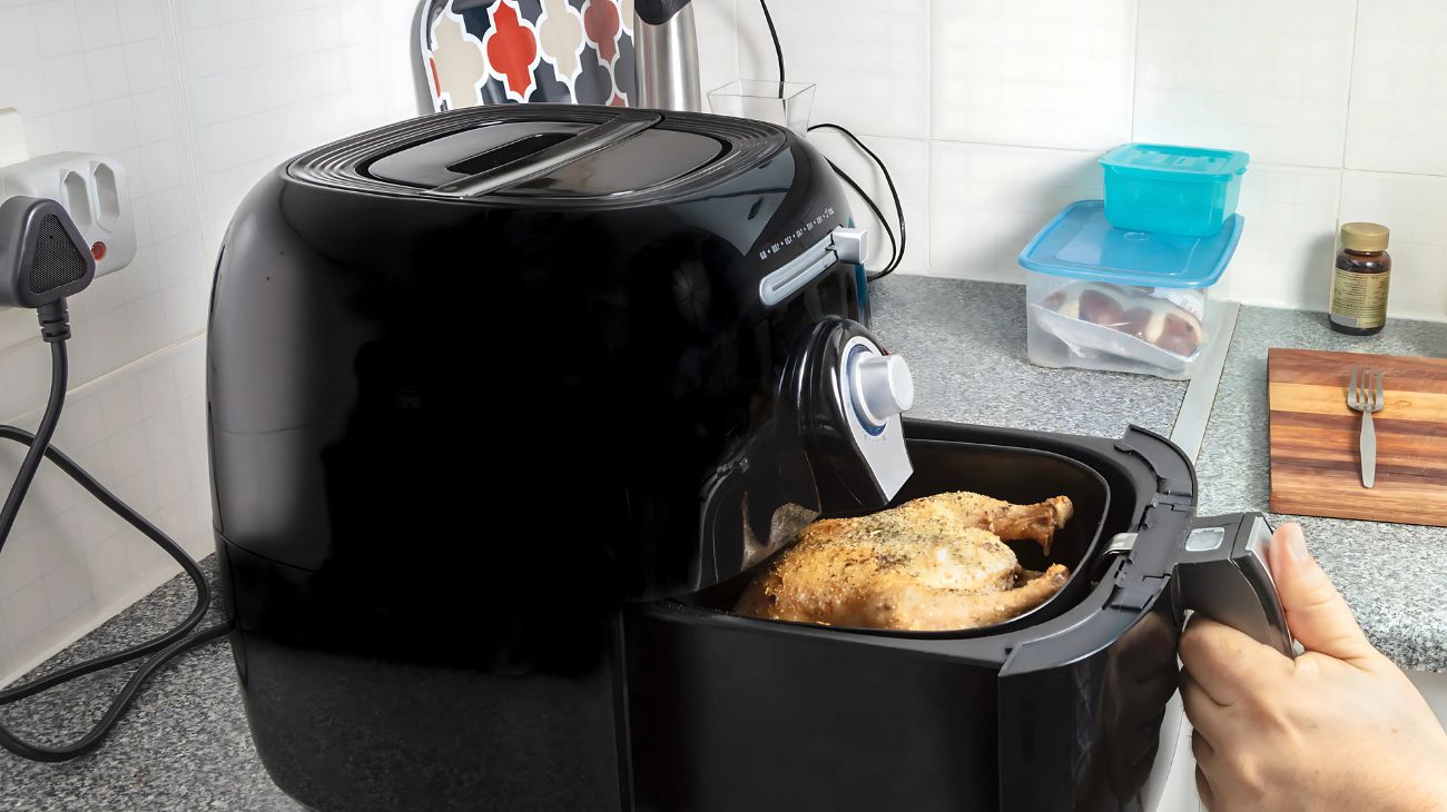 Friggitrice ad aria, cibo croccante