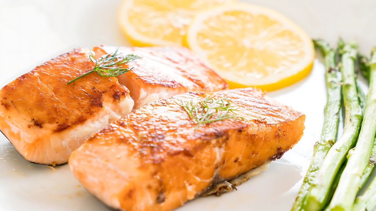 Friggitrice ad aria, salmone