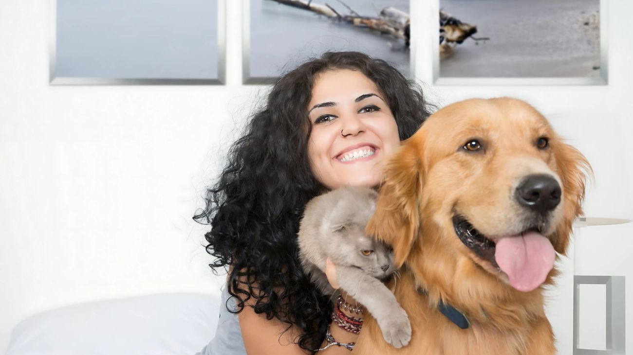 cane da solo in casa