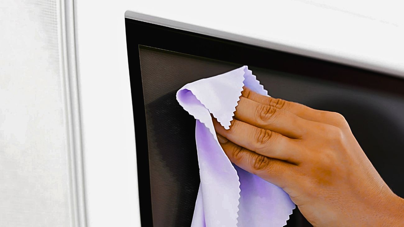 Pulire lo schermo della tv