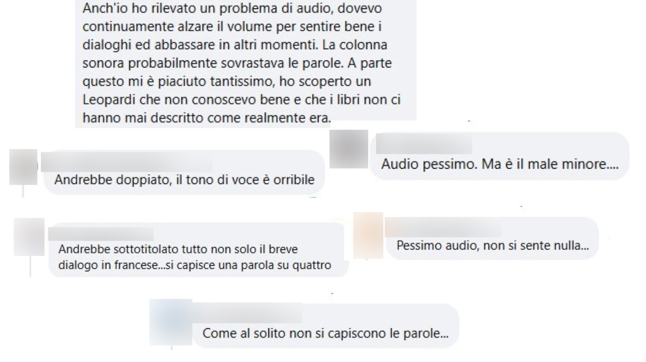 commenti fiction rai
