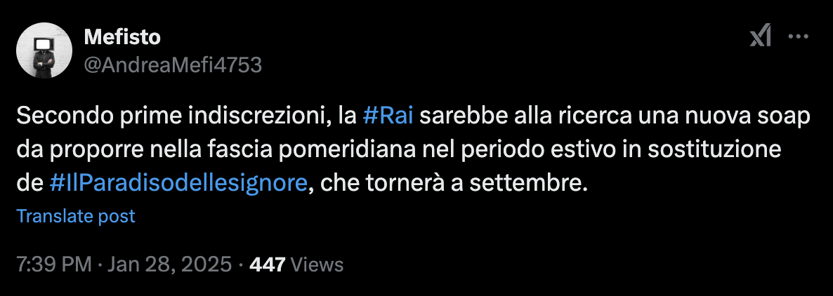 Il Paradiso delle Signore